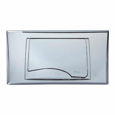 Placca cromata a 2 tasti CR1061C2