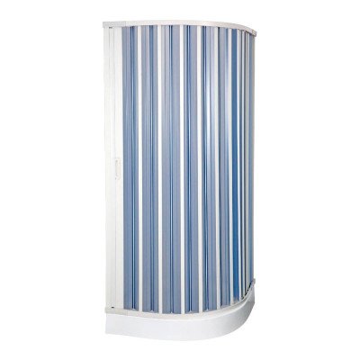 Box doccia Super Bruco semicircolare 78X78 cm CRB4S80