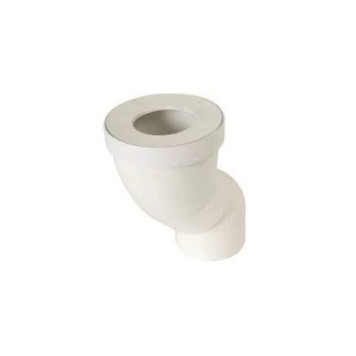 Curva wc d.100 orientabile a 360 (con guarnizione)