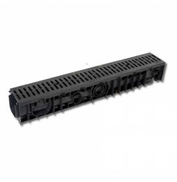 CANALETTA TOP ABS 20X100 H.7.5CON GRIGLIA PP NERO B08XB199M2 CANALETTA TOP ABS 20X100 H.7.5CON GRIGLIA PP NERO B08XB199M2