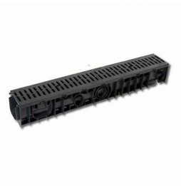 CANALETTA TOP ABS 20X100 H.15  CON GRIGLIA PP NERO B019BC6TP2 CANALETTA TOP ABS 20X100 H.15  CON GRIGLIA PP NERO B019BC6TP2