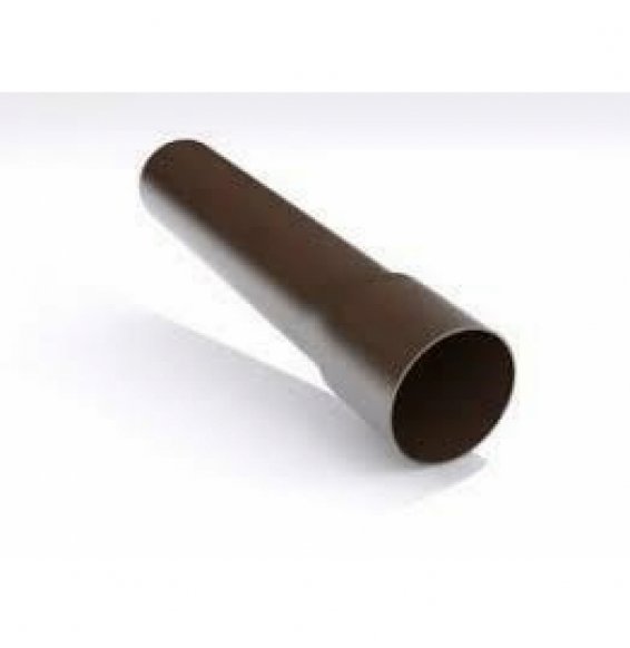 GRONDA PVC COLOR TESTA DI MORO D.080 TONDA - PLUVIALE MT. 2 B09GXKB6T5