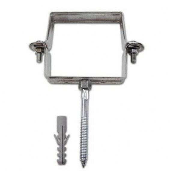 COLLARE ZINCATO QUADRATO CON TASSELLO TESTA DI MORO 100X100 B01LZJ8SIT