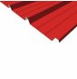 LASTRA GRECATA IN LAMIERA PROFILO 40 - MT.05 ROSSO B08WZ3M5BL