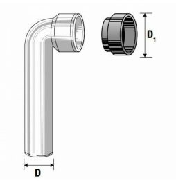 CURVA TECNICA PROLUNGATA HTSWL D.40/50 B08LR35YXN CURVA TECNICA PROLUNGATA HTSWL D.40/50 B08LR35YXN