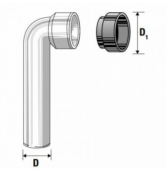 CURVA TECNICA PROLUNGATA HTSWL D.40/50 B08LR35YXN