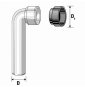 CURVA TECNICA PROLUNGATA HTSWL D.40/50 B08LR35YXN