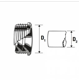 MORSETTO IN GOMMA UNIVERSALE D.32X20/26 MORSETTO IN GOMMA UNIVERSALE D.32X20/26