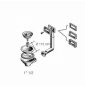 PILETTONE RIBASSATO IN OTTONE COTAPPO E TROPPOP. RETTANG.D.3-1/2   D60OT