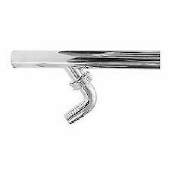 CANOTTO PER ATTACCO LAVATRICE D.32 MM.200 CROMATO B08X9QB9Y1