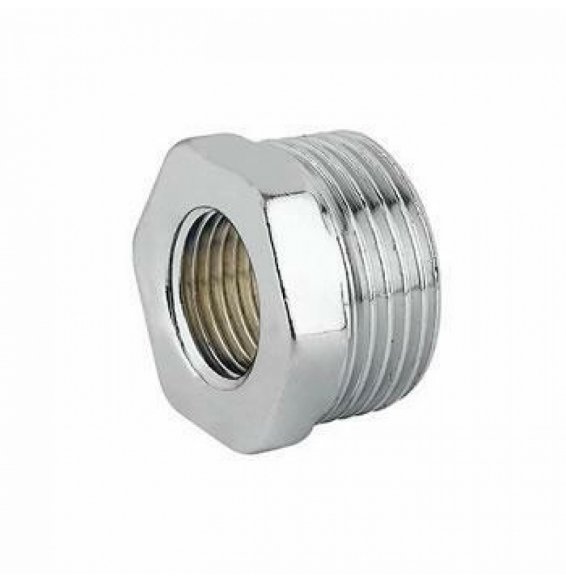 RIDUZIONE OTTONE CROMATA M/F1-1/2 X1-1/4 