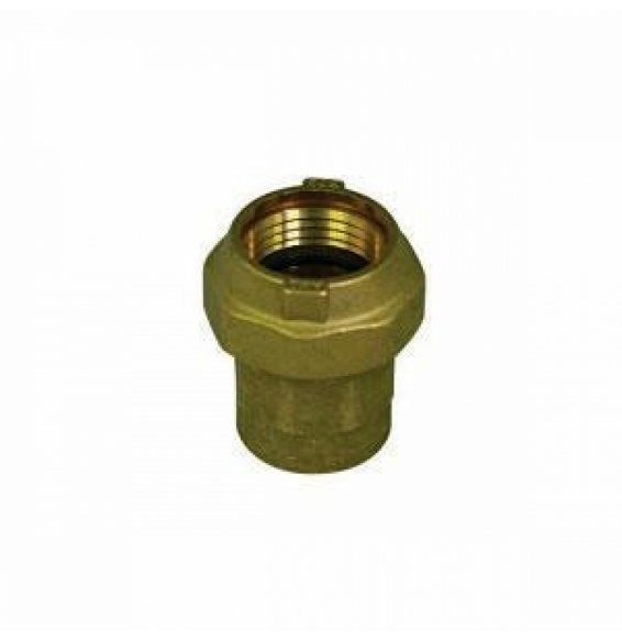 DRITTO FEMMINA OTTONE PER POLIETILENE D.40X11/4 B08WYF29P6