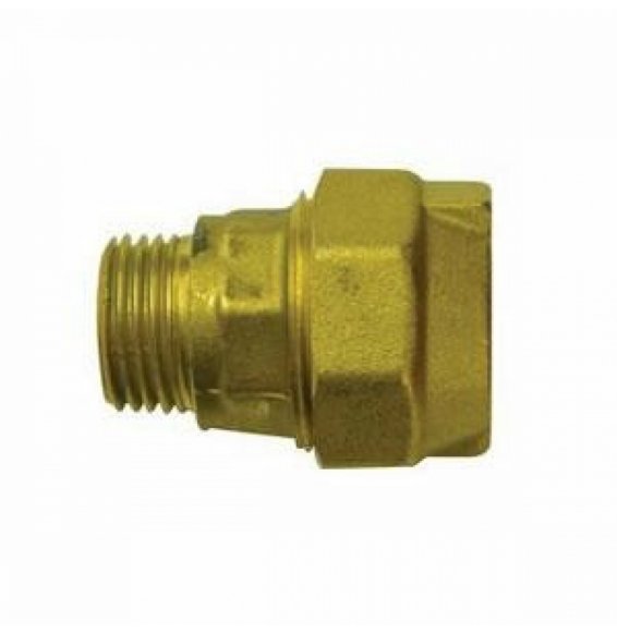 DRITTO MASCHIO OTTONE PER POLIETILENE D.20X1/2 B08XB2CRMB