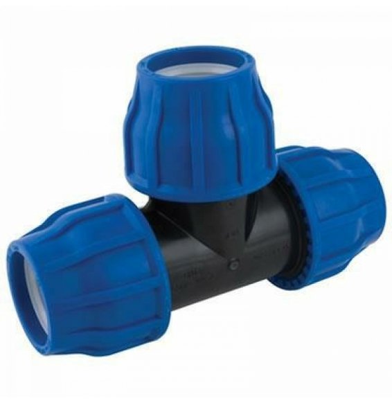 Tee intermedio a compressione pn16 d.050 b07r52t423