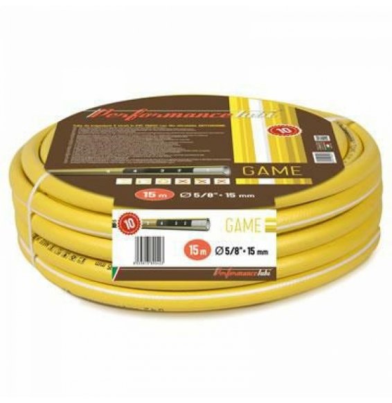 Tubo irrigazione pvc antitorsione game d.5/8  -mm.15 mt.50 b07jc3j889