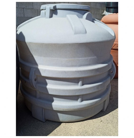 Serbatoio da interro grigio h.170 d.186 lt.3260 rototec