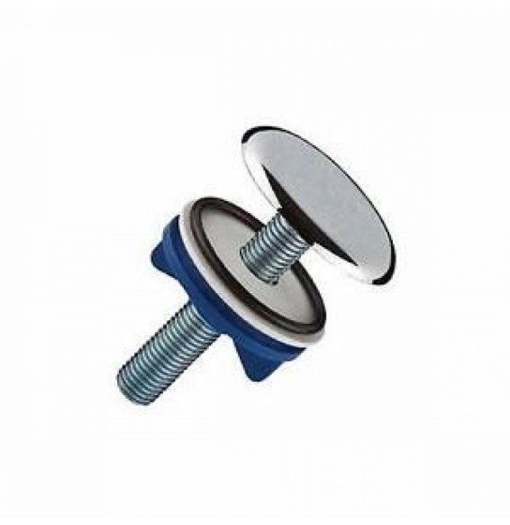 Tappo copriforo cromato d.1/2  3034p