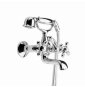 EPOCA GRUPPO VASCA ESTERNO CON DOCCIA CROMO/ORO ART.1026 B07WHJHNJW
