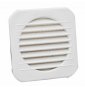 Griglia aerazione in plastica quadra incasso circolare 15x15 d.125 b08wy