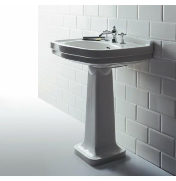 LONDRA LAVABO MONOFORO PREDISPOSIZIONE 3 FORI 68X52 BIANCO B00U7PGNR2