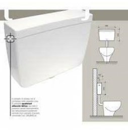 Cassetta wc zaino luna 1 tasto b01m039it2 Cassetta wc zaino luna 1 tasto b01m039it2