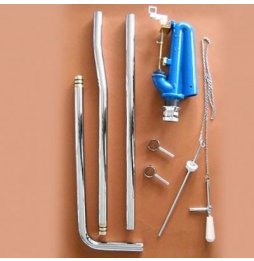 Meccanismo di scarico per cassetta alta con tubi cromo b08xb5lrbw Meccanismo di scarico per cassetta alta con tubi cromo b08xb5lrbw