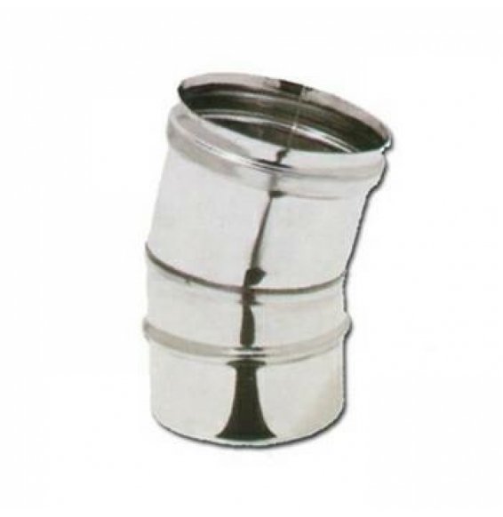 Inox mono parete aisi 316curva 15 d.160 316l