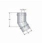 INOX MONO PARETE AISI 316CURVA 30 D.250 316L B08X8L95ML