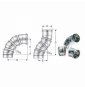 INOX MONO PARETE AISI 316CURVA GIREVOLE D.300 1 B08X7K7SQH