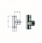 Inox mono parete aisi 316elemento di ispezione d.080
