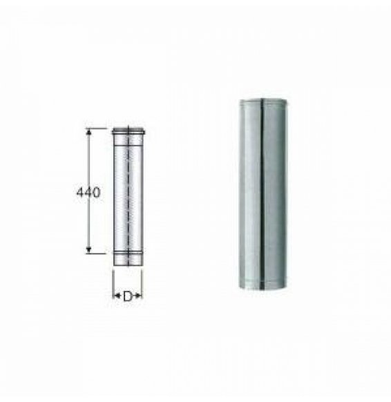 Inox mono parete aisi 316tubo l.500 d.080 b08wymc6ml