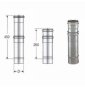 Inox mono parete aisi 316elemento telescopico d.080 b08x9znqvl