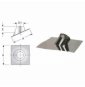 Faldale per tetti inclinati d.300 inox aisi316l