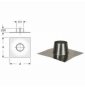 Inox mono parete aisi 316faldale per tetti piani d.130 in b08xb1k