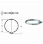 Inox mono parete aisi 316fascetta di bloccaggio d.150 b09gxktnmw