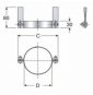 Inox mono parete aisi 316fascetta di discesa d.120 b08xb28tg3