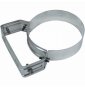 Inox mono parete aisi 316fascetta murale regolabile d.080 b08x9zl