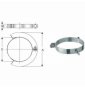 Inox mono parete aisi 316fascetta per cavi tiranti d.150
