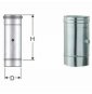 Inox mono parete aisi 316modulo prelievo fumi d.080 b08xb27hbb