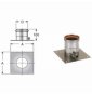 Inox mono parete aisi 316piastra scarico condensa d.120 i b08lr5m