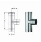 Inox mono parete aisi 316raccordo a t 90 d.080 b08wz4dd7c