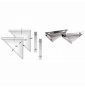 INOX DOPPIA PARETE ANGOLARI PERSUPPORTO MURALE D.080 B08XBH5DDF