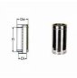 Inox doppia parete aisi 316tubo l.495 d.200/250 b08x9zs9xt