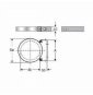 Inox doppia parete aisi 316fascetta murale d.130/180 b08x9w4st4