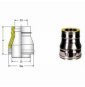 INOX DOPPIA PARETE AISI 316RACCORDO D.350/400F-400M B08X9Y2FBJ
