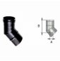 Curva 45 inox nero d.100 b08wywb2d7