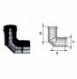 CURVA 90 INOX NERO D.100 CON ISPEZIONE B08X7K4YKZ