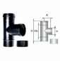 RACCORDO TEE F/M/M INOX NERO D.1