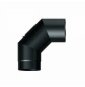 CURVA 90 3 SETTORI CON ISPEZIONE NERO PESANTE 180 B07QXGFTNJ