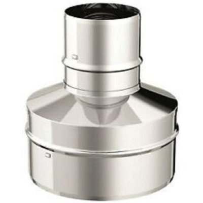 Inox mono parete aisi 316raccordo d.100m-120m
